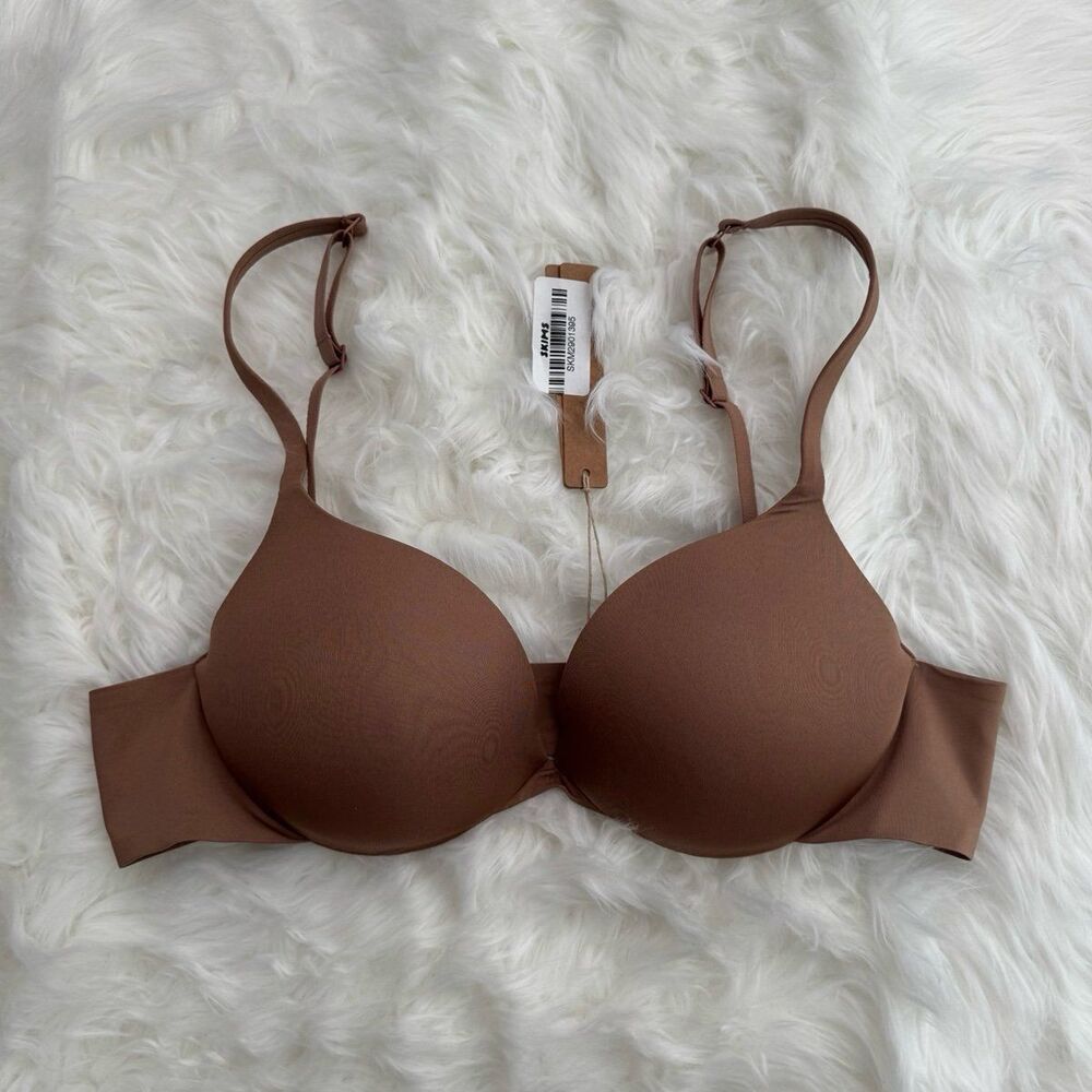 Skims Ultimate Push up Plunge Bra Sienna Size 36A